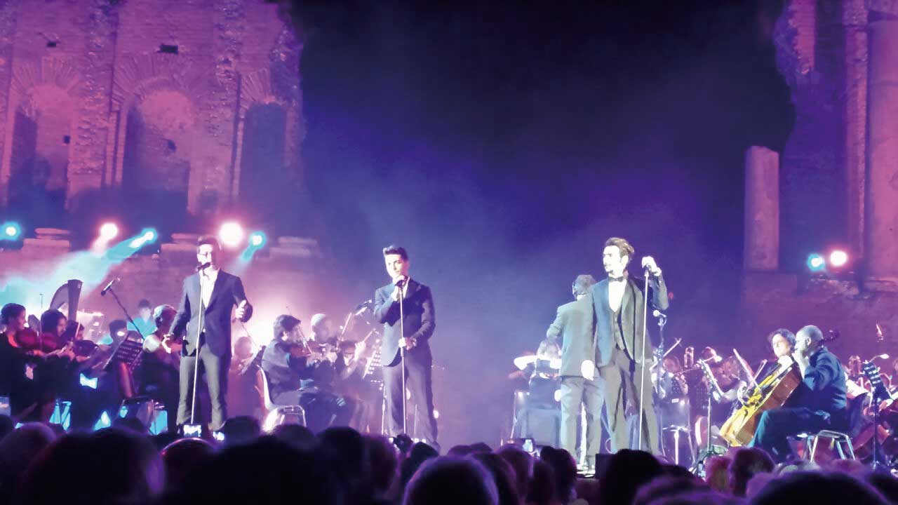 I Tenori De Il Volo Conquistano Il Mondo E Il Teatro Antico Di Taormina