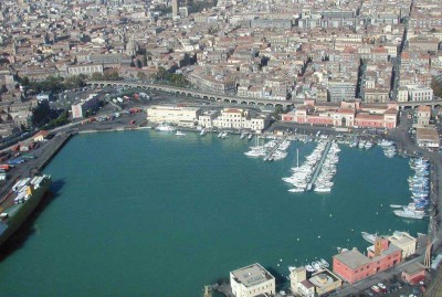 Il Porto di Catania visto dall'alto