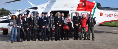 La commissione Fondo Frontiere in visita alla Guardia Costiera