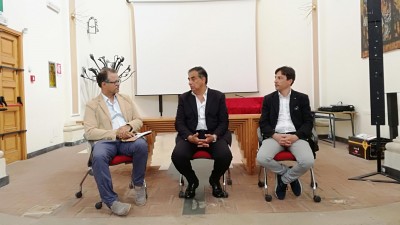Da sinistra Salvatore Bonajuto, Giovanni Leonardi e Fabio Cantarella