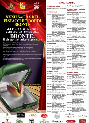 PROGRAMMA XXXII SAGRA PISTACCHIO